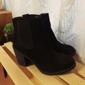 Black Heeled Booties